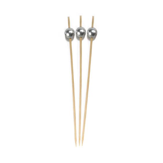 Silver Sphere Skewer 3.9 in. - 200/cs