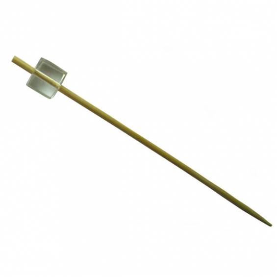 Bamboo Cube Skewer Clear 3.5 in. 200/cs - $0.06/pc