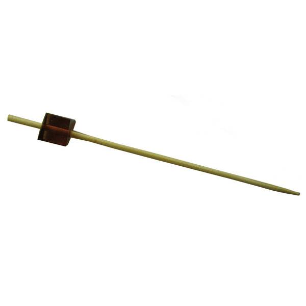 Bamboo Cube Skewer Brown 3.5 in. 200/cs - $0.06/pc