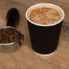 8 oz. Ripple Wall Black Paper Coffee Cups - 500/cs