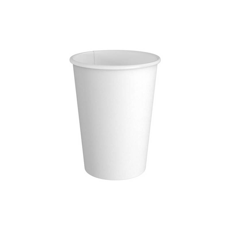 12 oz. White Paper Coffee Cup - 1000/Case