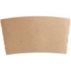 Kraft Coffee Cup Sleeve for Coffee Cups 8 oz. - 1200 count box.