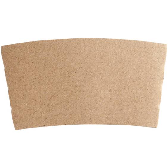 Kraft Coffee Cup Sleeve for Coffee Cups 8 oz. - 1200 count box.