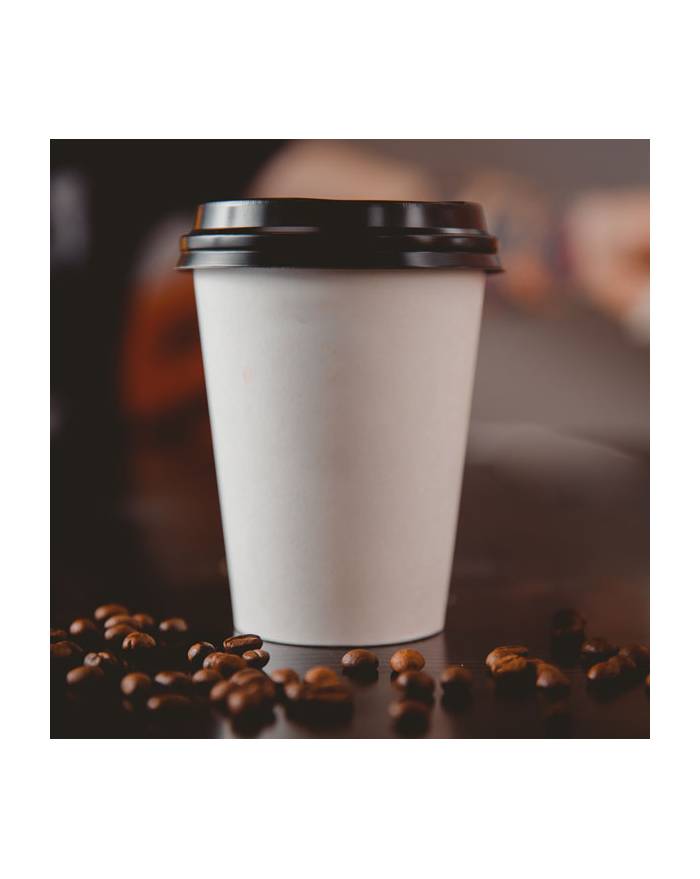 8 oz. White single wall Paper Coffee Cups