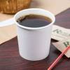 4 oz. White Paper Coffee Cups - 1000 count box.