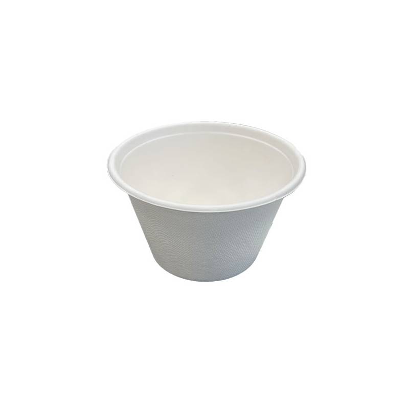 White Sugarcane / Bagasse Salad Bowl 16 oz. - 125/Case