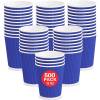 12 oz  Blue Ripple Wall Paper Coffee Cups - 500/cs