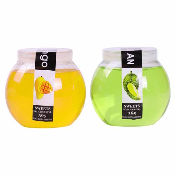 3 Oz. Recyclable Plastic Dessert Jar with Lid - 200/cs
