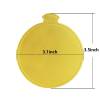 3.1 in. Round Golden Single Serve Cake Board with Tab - 100/Case