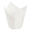 White Tulip Baking Cup 2" x 3 1/2" - 100/Case