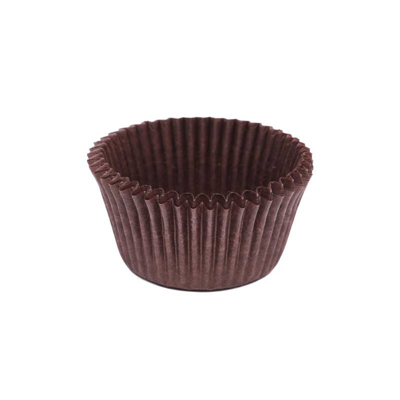 Brown Paper Mini Baking Cup 2" x 3" x 1.2" - 1000/Case