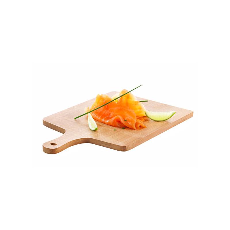 Natural Bamboo Reusable Serving Board 11.8 in. x 7.8 in. 10/Bag