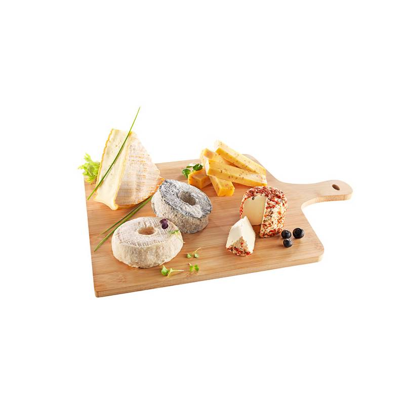 Natural Bamboo Reusable Serving Board 15.7 in. x 11.8 in. 10/Bag