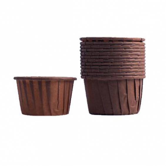 Brown Paper Cupcake Baking Cup 2" x 2.5" x 1.5" - 100/Case