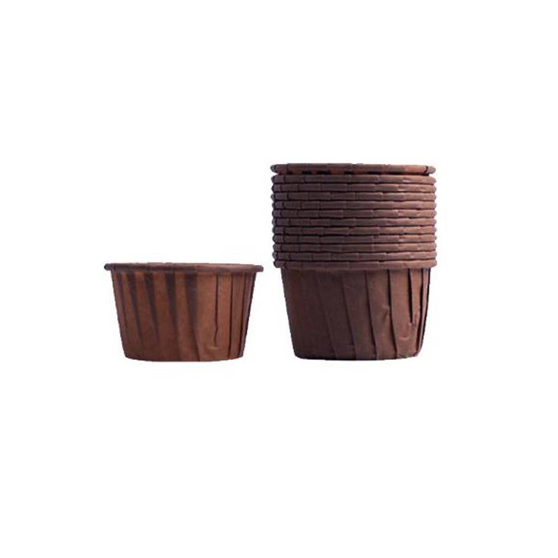 Brown Paper Cupcake Baking Cup 2" x 2.5" x 1.5" - 100/Case