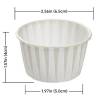 White Paper Cupcake Baking Cup 2" x 2.5" x 1.5" - 100/Case