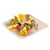 Compostable 8 inch Square Palm Leaf Plate - 100/Case
