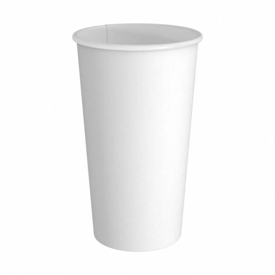 16 oz. White Paper Coffee Cup - 1000/Case