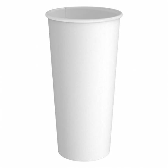20 oz. White Paper Coffee Cup - 1000/Case