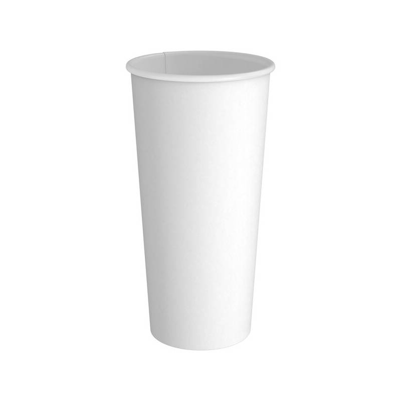 20 oz. White Paper Coffee Cup - 600/Case