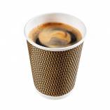 4 oz. Ripple Wall Gold Paper Coffee Cup - 1000/Case
