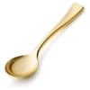 4" Gold Plastic Tasting Spoon - 500/Box