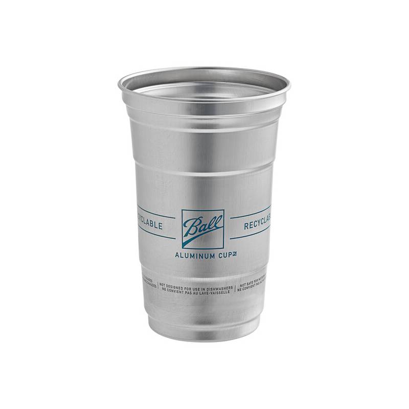 20 oz Aluminum Recyclable Drinking Cups - 600/case