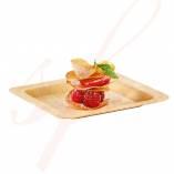 Square Natural Bamboo  Plate 4.7 in. - 100/Case