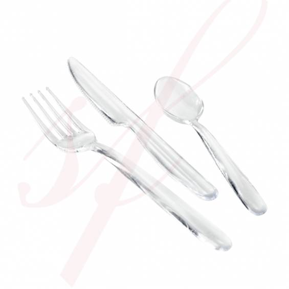 Plastic Spoon 5.5 in. Clear - 200/Case