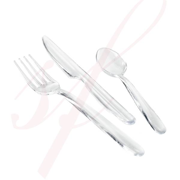 Plastic Fork 7.3 in. Clear - 200/Case