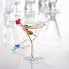 3 oz Mini Recyclable Plastic Martini Glass - 100/Case