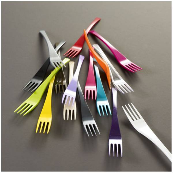 Leaf Green Upscale Plastic Cutlery Set - 10/Case