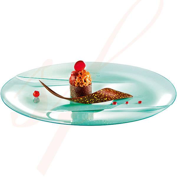 Emerald Premium Dinner Plastic Plate 9.5 in. 50/Case