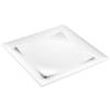 Sapphire Premium White Plastic Plate 6 in. 100/Case