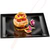 Sapphire Premium Black Plastic Plate 6 in. 100/Case