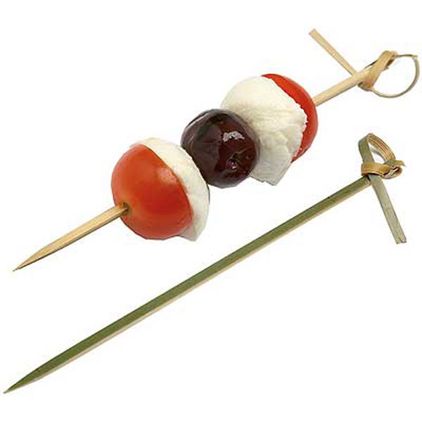  200 PCS Bamboo Skewers for Appetizers, 4.7 Inch
