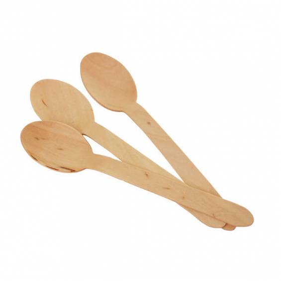 Natural Wooden Spoon 6.5 in. 100/Case