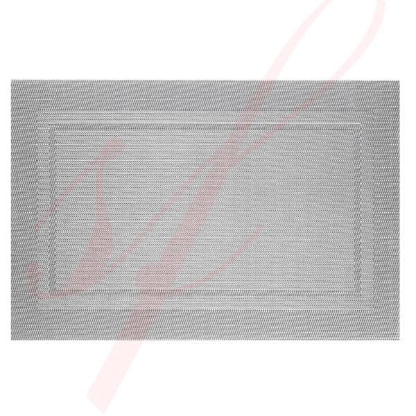 Grey Classic Woven Placemats - 12/cs - $1.58/piece
