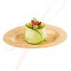 Round Natural Bamboo Plate 3.5 in. 100/Case