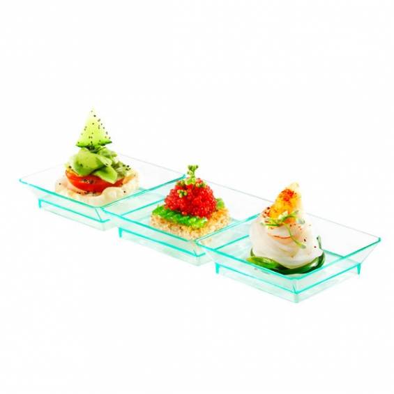 Trio Mini Plastic Plate 7 in. 200/Case