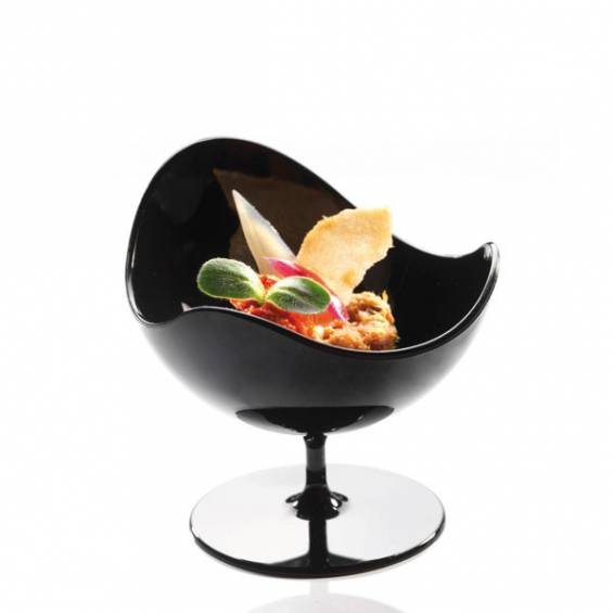 Ball Chair Mini Plastic Cup Black - 100/Case