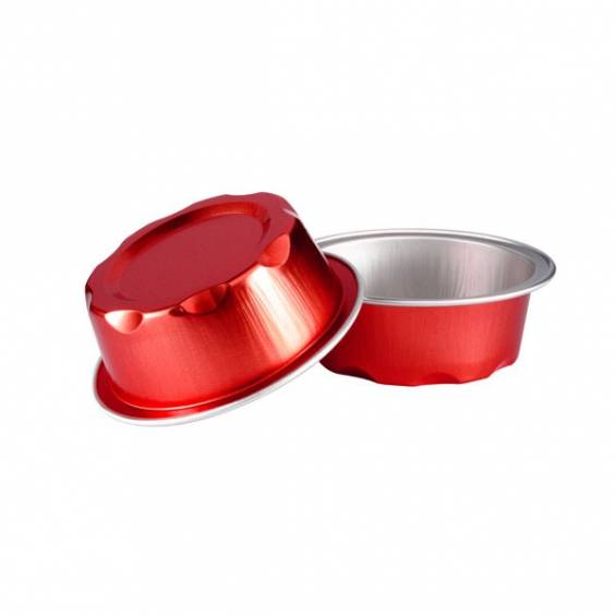 Aluminum Foil Cake Container, Heat-resistant Foil Baking Cups With Clear  Lids, Mini Oval Cake Pan, Reusable Small Pan For Dessert - Temu