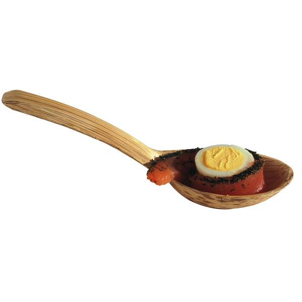 Bamboo Leaf Spoon 5 in. 200/cs - $0.29/pc