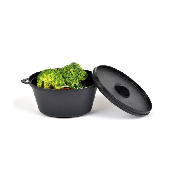 2 oz. Mini Plastic Cooking Pot - 20/cs - $0.6/pc