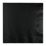 Black Luncheon Paper Napkin - 50/Bag