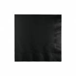 Black Beverage Paper Napkin - 50/Bag