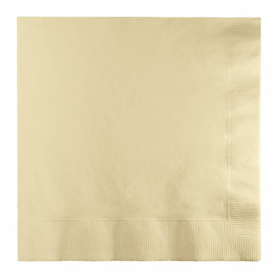 Ivory Luncheon Paper Napkin - 50/Bag