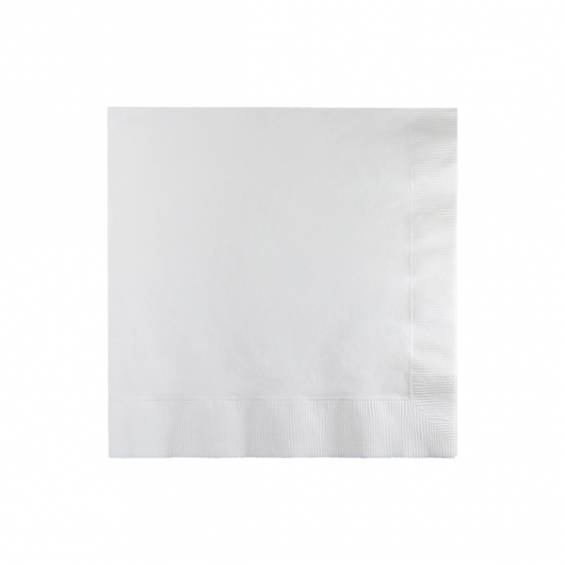 White Beverage Paper Napkin - 50/Bag