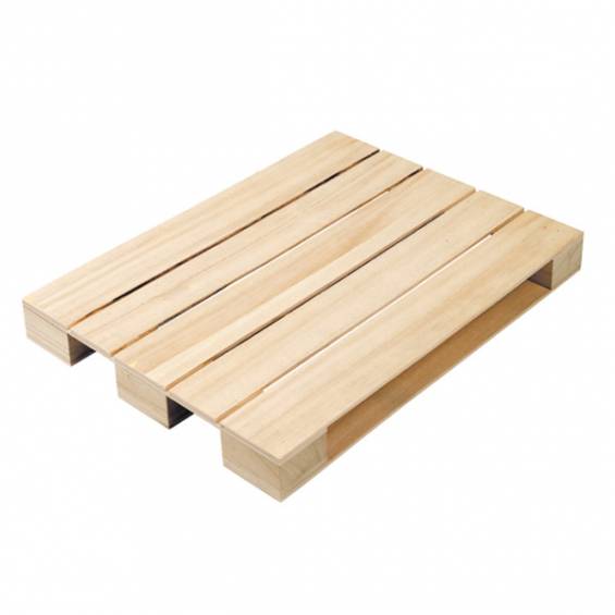 Natural Mini Wooden Pallet 3.1 in. 10/Bag