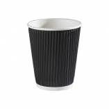 Paper cups 200 ml / 8 oz, black